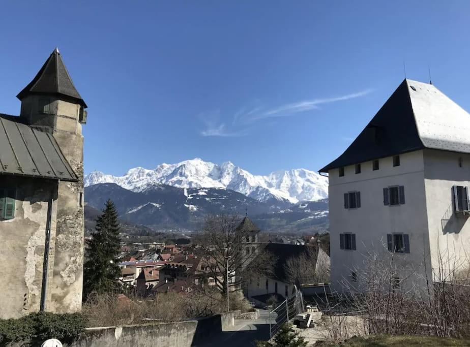 Appartement Spacieux Au Pays Du Mont-Blanc ซาล็องช์ ภายนอก รูปภาพ